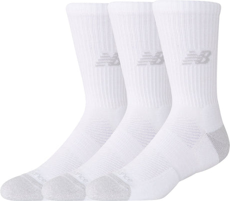 New balance active crew socks 3 pack unisex sportsokken - white