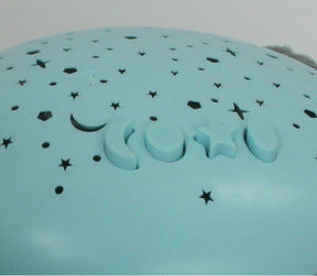 Jamara dreamy elephant nachtlamp led 32 cm grijs blauw