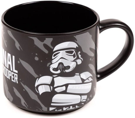 Merkloos sans marque mok - the original stormtrooper - large - zwart wit - porselein - 470ml