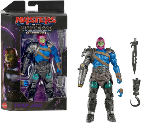 Mattel masters of the universe 2026 movie chronicles action figure trap-jaw 18 cm action figuur