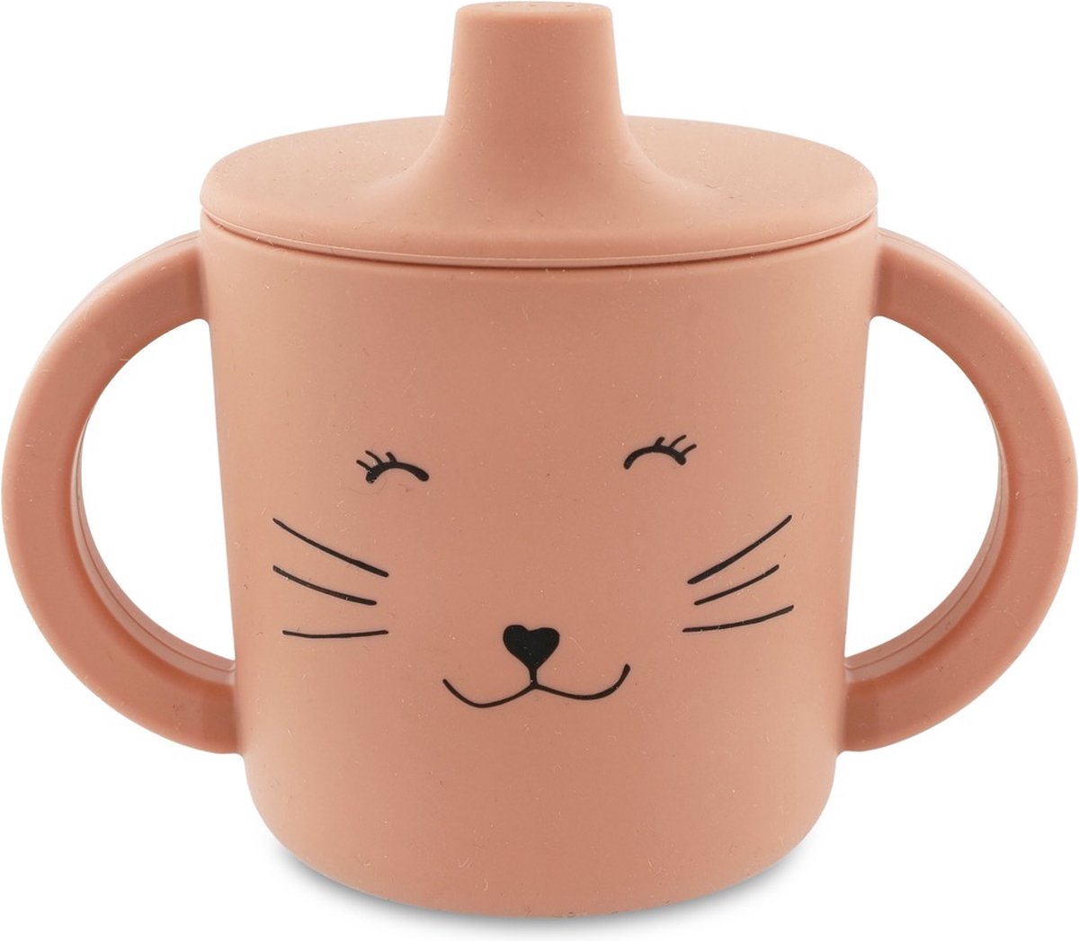 Trixie tuitbeker - mrs. cat - drinkbeker voor baby - antilek beker - voor baby's vanaf 4 maanden - van siliconen - geschikt voor de vaatwasser
