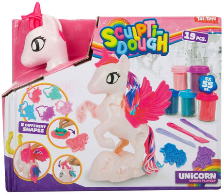 Toi-toys unicorn kleiset met klei en accessoires voor kinderen.