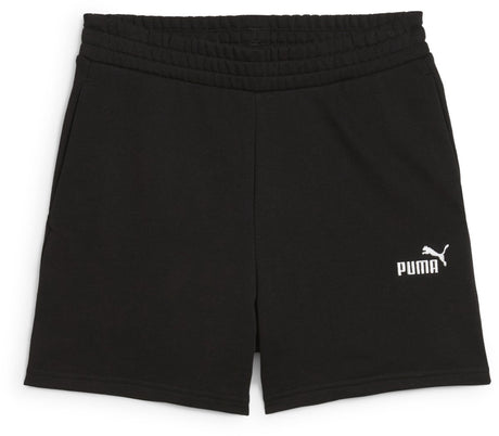 Puma ess small no. 1 logo 5'' high-waist shorts tr dames broek - black l