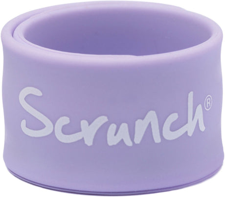 Scrunch sos bandje - paars - opvouwbaar - recycleerbaar