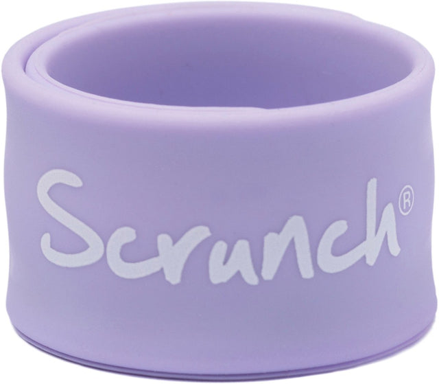 Scrunch sos bandje - paars - opvouwbaar - recycleerbaar
