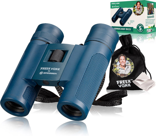 Bresser freek vonk x - verrekijker voor kinderen - 10x25 - licht en compact