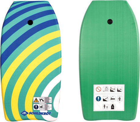 Schildkröt bodyboard l blauw groen geel