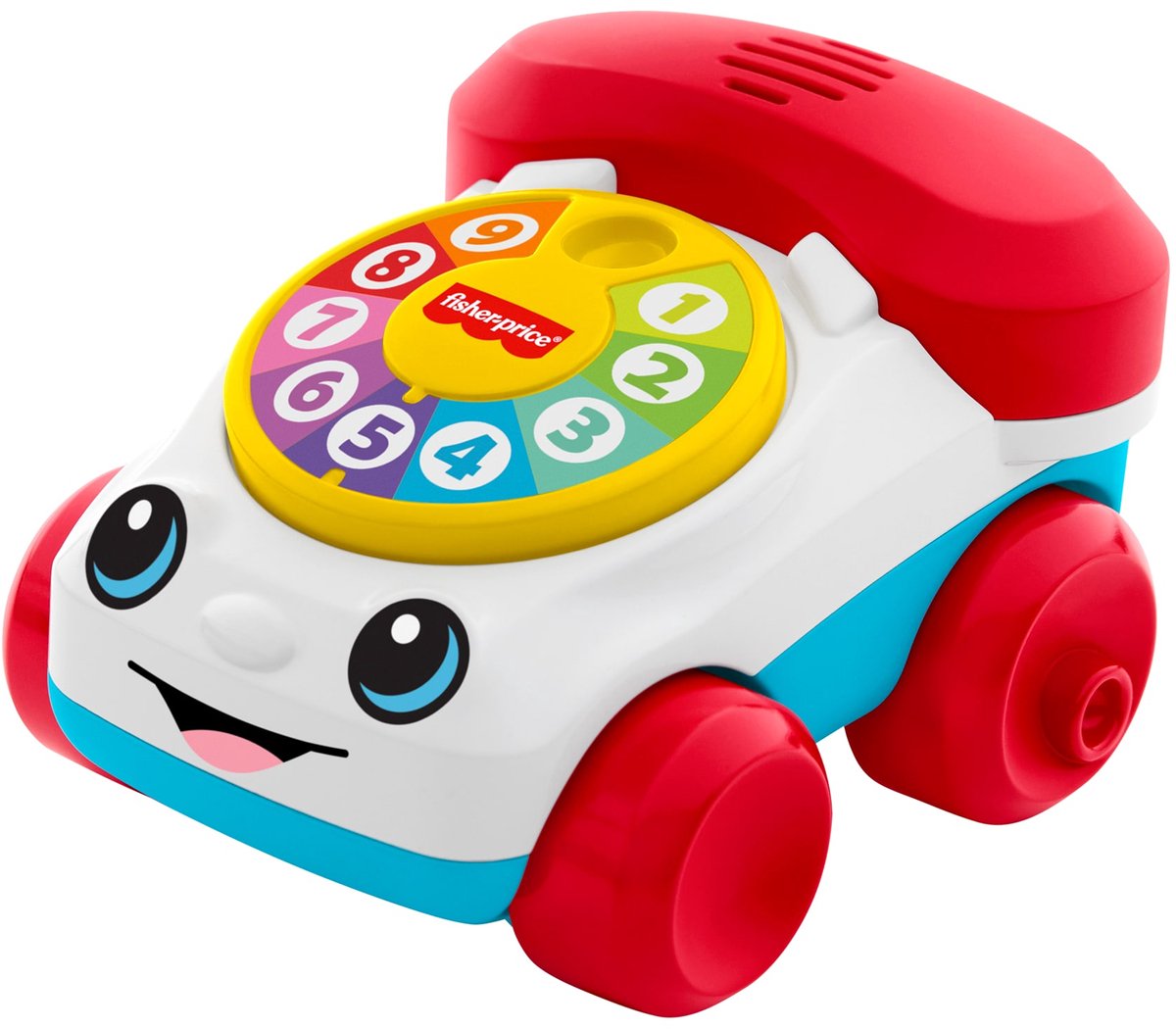 Mattel fisher-price telefoonvoertuig duwspeelgoed met geluiden