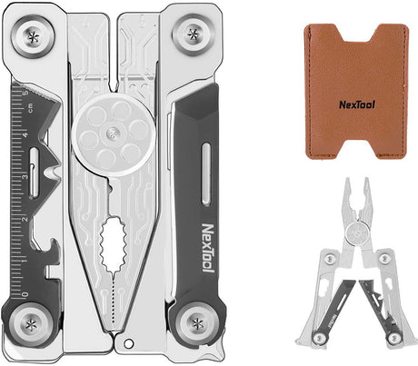 Nextool silver blade edc – multitool 14-in-1 – robuust rvs – voor everyday carry outdoor