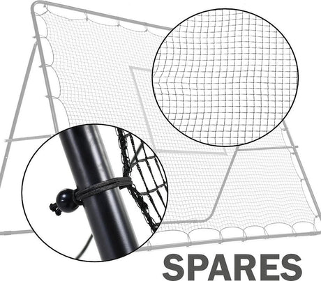 Precision rebounder net pro jumbo - reserveonderdeel zwart.