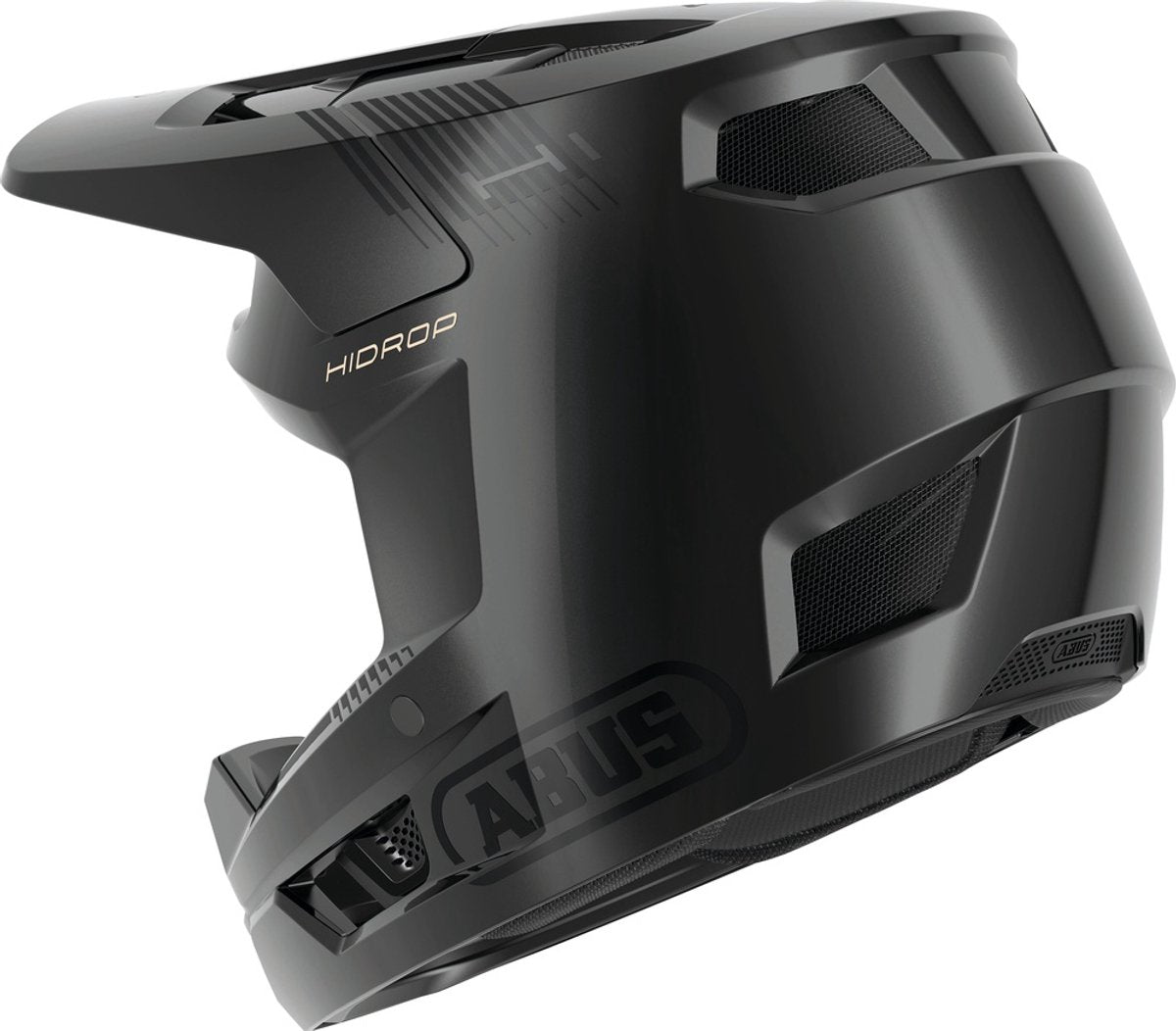 Abus fietshelm hidrop shiny black xl - 61-62 cm - zwart - geschikt voor gebruik op mountainbikes - 1040 g xl