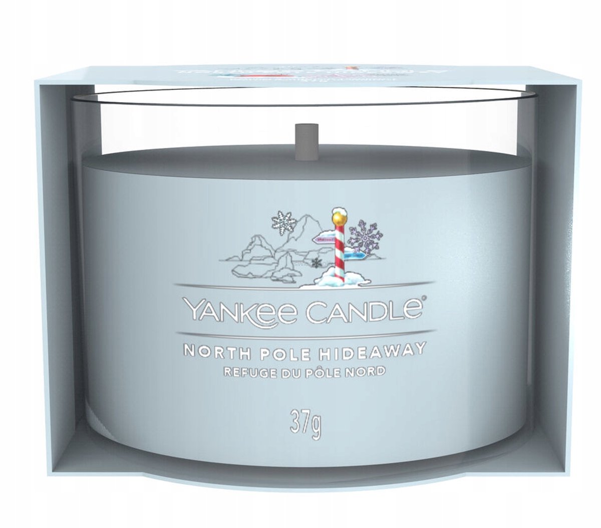 Yankee candle filled votive - north pole hideaway - 10 branduren - 1 stuk