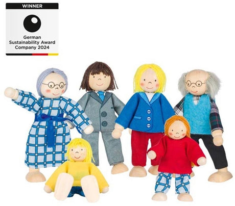 Goki poppenhuis city-familie