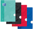 Oxford schoolschrift a4 geruit 10mm 36 vel 90g soepele kartonnen kaft assorti á 10 stuks