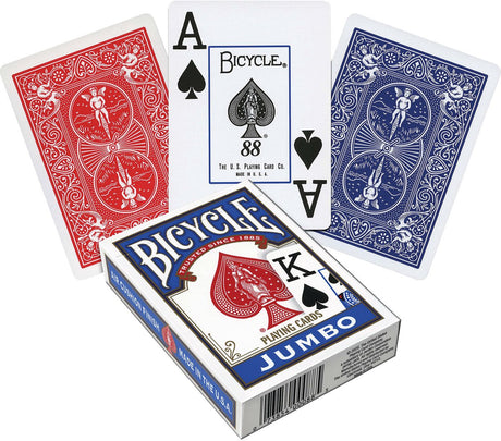 American playing card company jumbo speelkaarten met vergrote index - merkloos