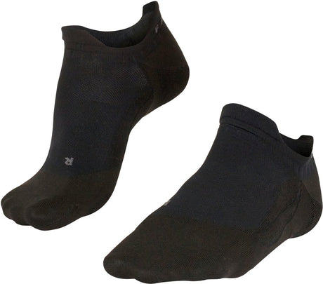 Falke go5 invisible anti-blaar katoen functioneel materiaal golfsokken heren zwart - maat 42-43 42 43