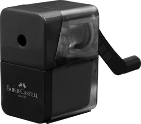 Faber-castell puntenslijper - tafelmodel - zwart - fc-180984