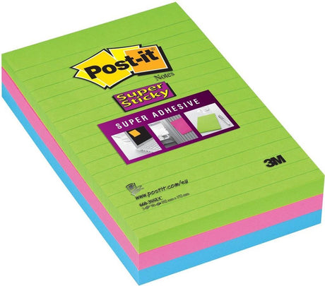 Post-it super sticky super sticky 101x152 l 90v 3x