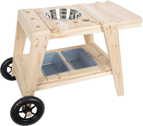 Small foot - houten modderkeuken compact