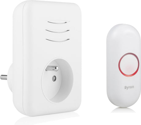 Byron gong – plugin – doorvoer – penaarde – 150 m – wit