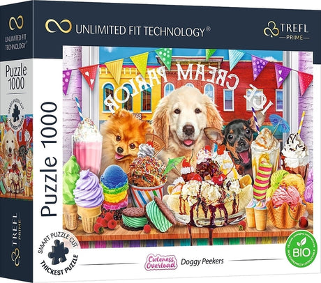 Trefl prime glurende honden puzzel - 1000 stukjes