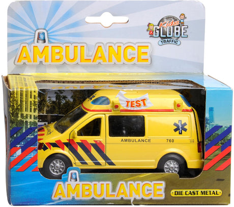 Kids globe ambulance met licht en geluid