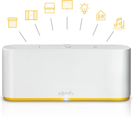 Somfy tahoma switch - smart home hub - zigbee, io-home control rts - google home, alexa apple homekit - slimme schakelaar voor rolluiken, zonwering, raamdecoratie verlichting