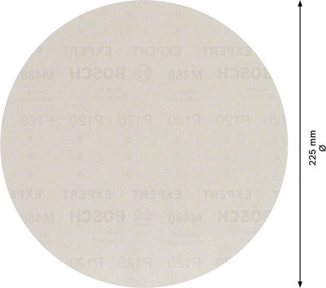Bosch expert m480 serie - schuurgaas - ø225mm - 120 grit - voor stofvrij schuren