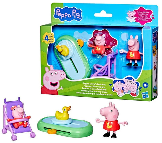 Peppa pig peppa evie´s park fun figuur blauw