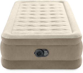 Intex twin ultra plush luchtbed met ingebouwde pomp - 191x99x46 cm
