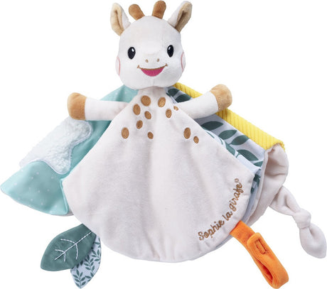 Sophie la girafe sophie de giraf knuffeldoekje met speenbevestiging – zacht babyknuffel en praktisch accessoire – ideaal voor troost, speeltijd en als kraamcadeau