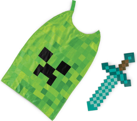 Disguise minecraft (mojang), minecraft zwaard cape set, maat one size kind, kind one size