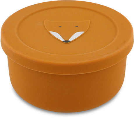 Trixie snackbox kinderen - mr. fox - snackdoosje van siliconen - fruitboxje school - geschikt voor de vaatwasser