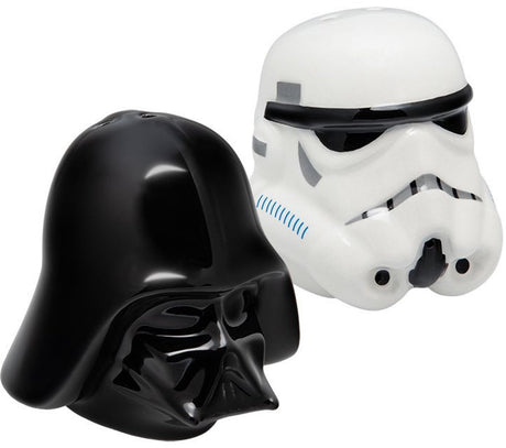 Paladone star wars darth vader stormtrooper zout‑ en peperstrooierset – officieel gelicentieerde keramische keukenaccessoires-
