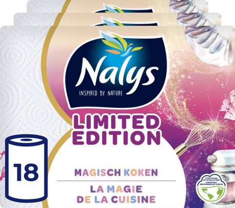 Nalys limited edition keukenpapier - 18 rollen - voordeelverpakking