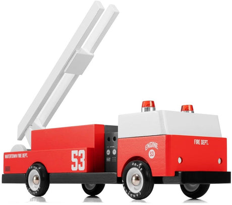 Candylab houten speelgoedauto brandweerwagen americana engine 53 multicolor.