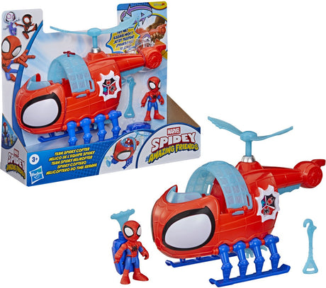 Marvel spidey met spidey copter speelgoedhelicopter
