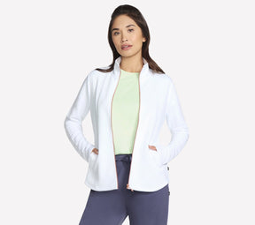 Skechers the hoodless hoodie gowalk sh dames trui - wit