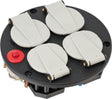 Brennenstuhl stekkerdoos, montageplaat, 4-voudig, ip20, 230 v 16 a, met thermostaat, 1081080