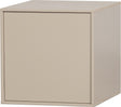Vtwonen daily kast single - grenenhout - dakargrau grijs - 50x50x58 cm