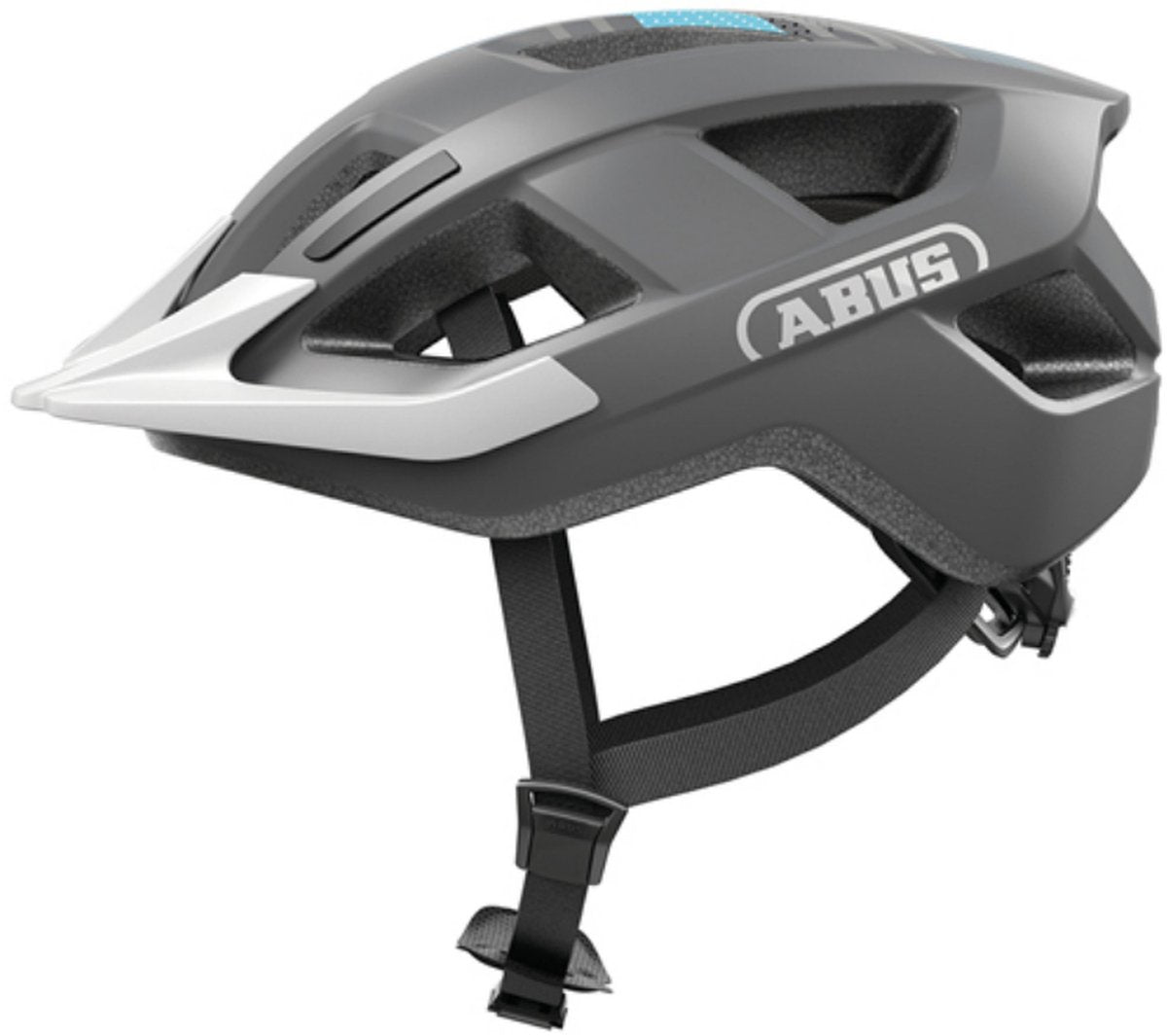 Abus helm aduro 3.0 led race grey l 58-62cm