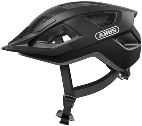 Abus fietshelm aduro 3.0 led velvet black l - 58-62 cm - zwart - geschikt voor gebruik op elektrische fietsen - stadsfietsen - 335 g