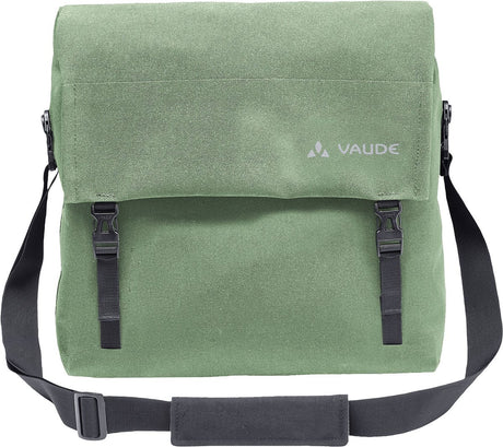 Vaude fietstas schoudertas met laptopvak augsburg iv bike bag willow green kaki