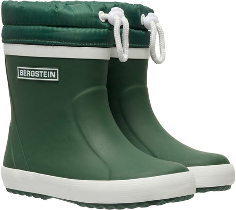 Bergstein classic thermo – gevoerde regenlaarzen kinderen – winterlaarzen – jongens meisjes – dark green 33