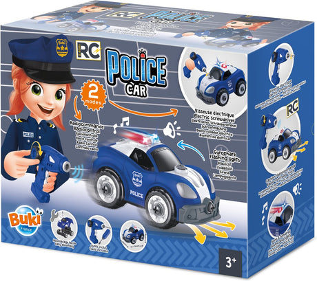 Buki france buki - rc politiewagen - rc voertuig junior - politiewagen op afstandsbediening