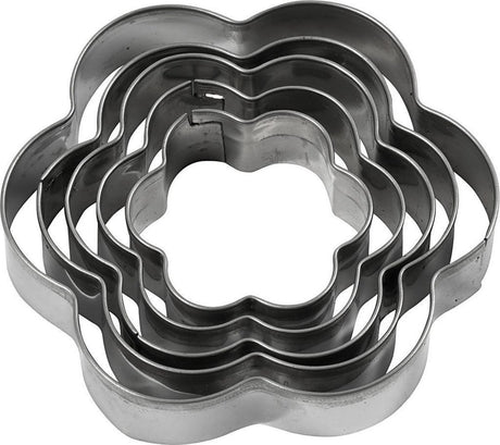 Creativ company uitsteekvormen, bloem, afm 8 cm, 5 stuk 1 doos