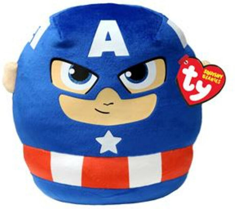 Ty beanie captain america squish a boo, 20cm