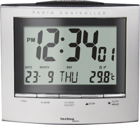 Nextime weerstation - radio gestuurde klok - datum - wekkerfunctie - technoline wt 280