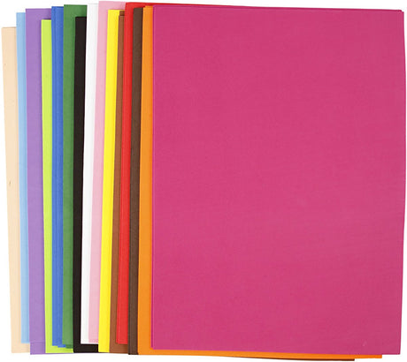 Creotime eva foam vellen, a3 30x42 cm, dikte 2 mm, 30 div vellen