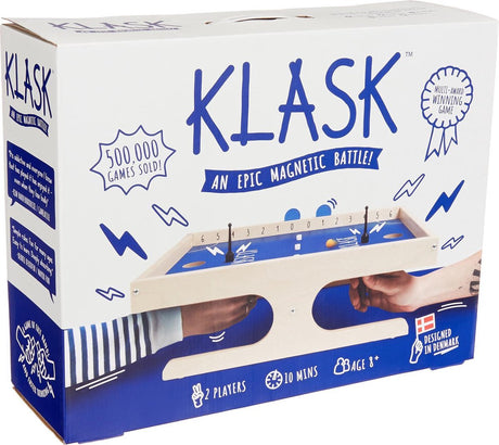 Klask 2 speler - bordspel - magnetisch spel - behendigheidsspel - voor jong en oud